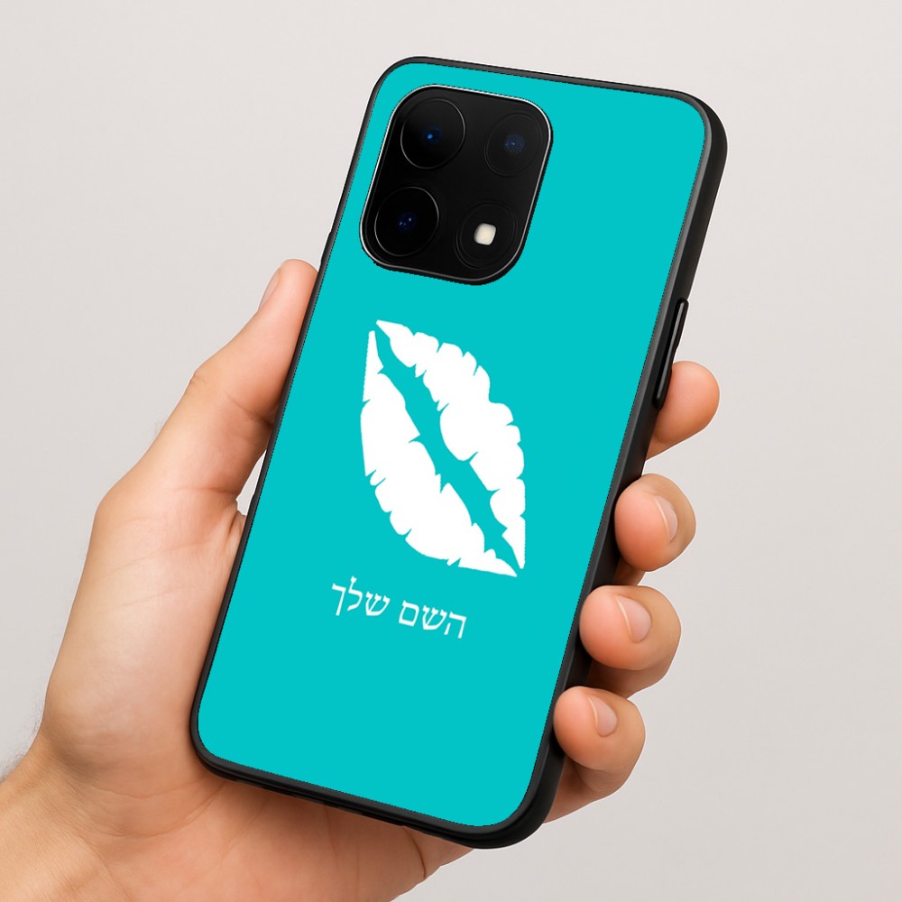 כיסוי בעיצוב אישי עם השם שלך לדגם - OnePlus 15 בעיצוב שפתיים - נשיקה