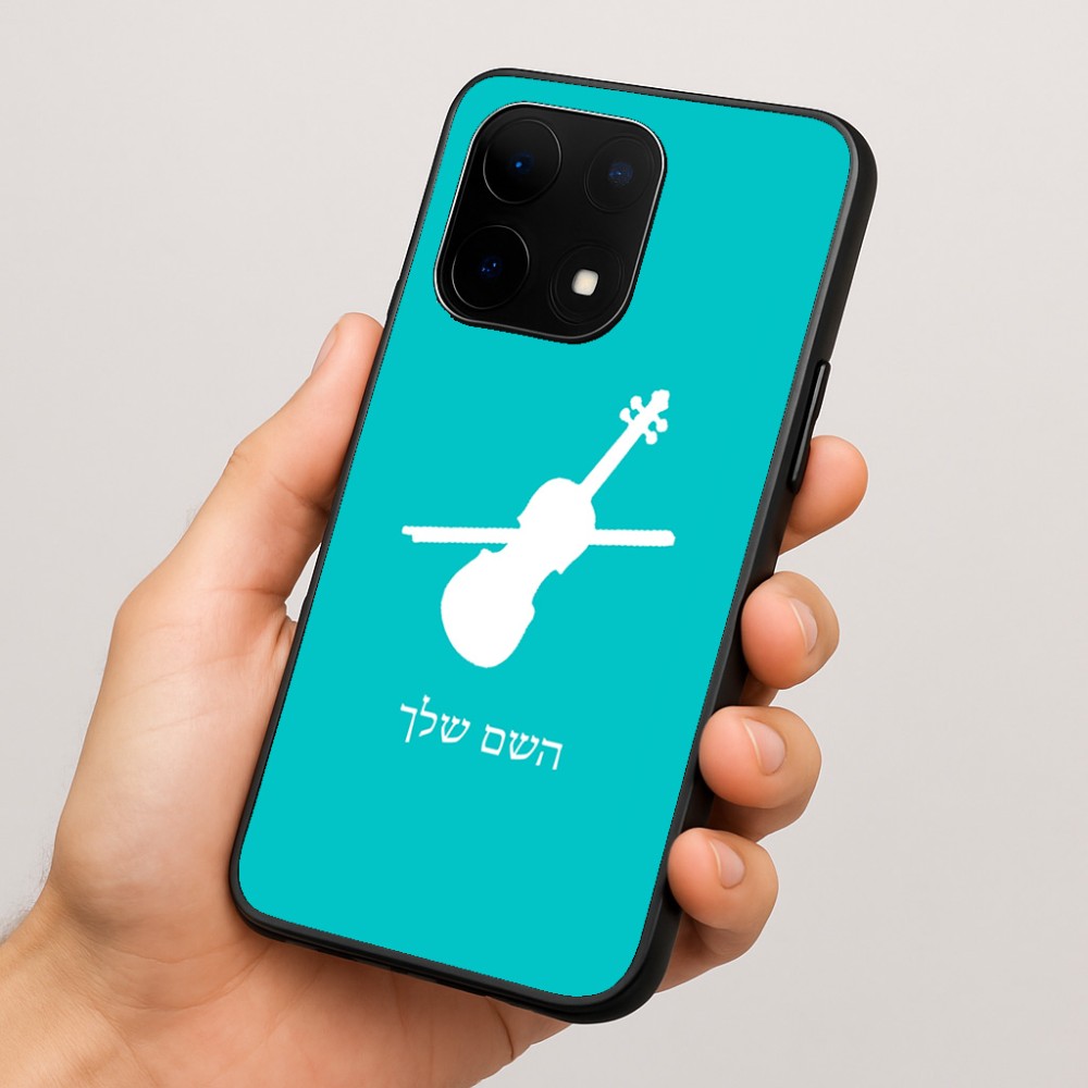 כיסוי בעיצוב אישי עם השם שלך לדגם - OnePlus 15 בעיצוב כינור