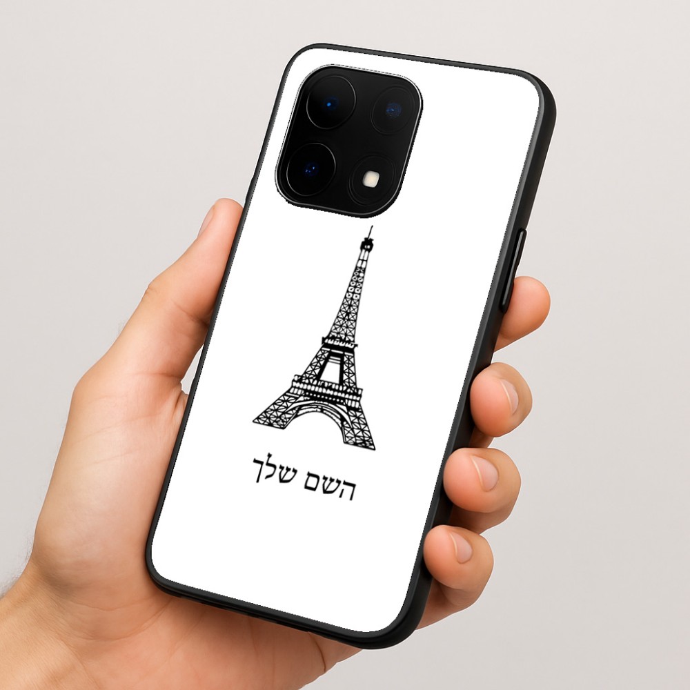 כיסוי בעיצוב אישי עם השם שלך לדגם - OnePlus 15 בעיצוב מגדל אייפל