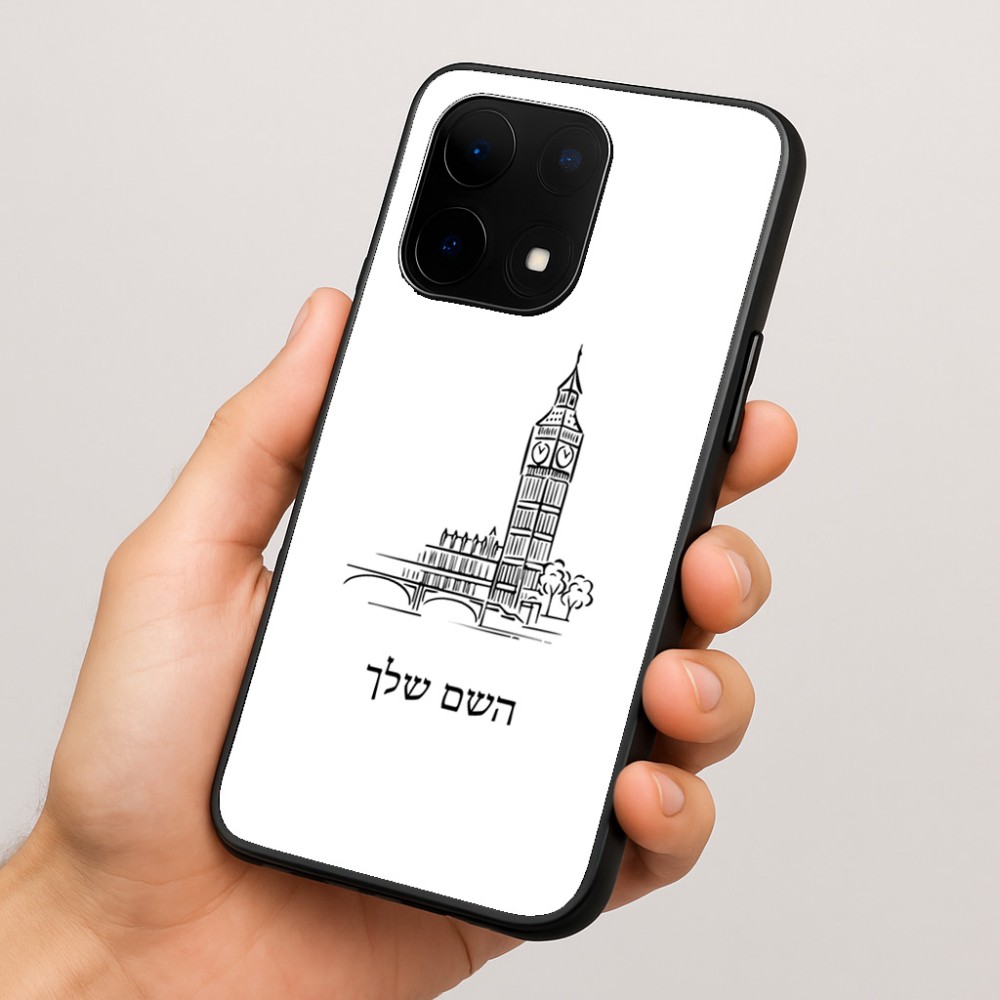כיסוי בעיצוב אישי עם השם שלך לדגם - OnePlus 15 בעיצוב ביג בן