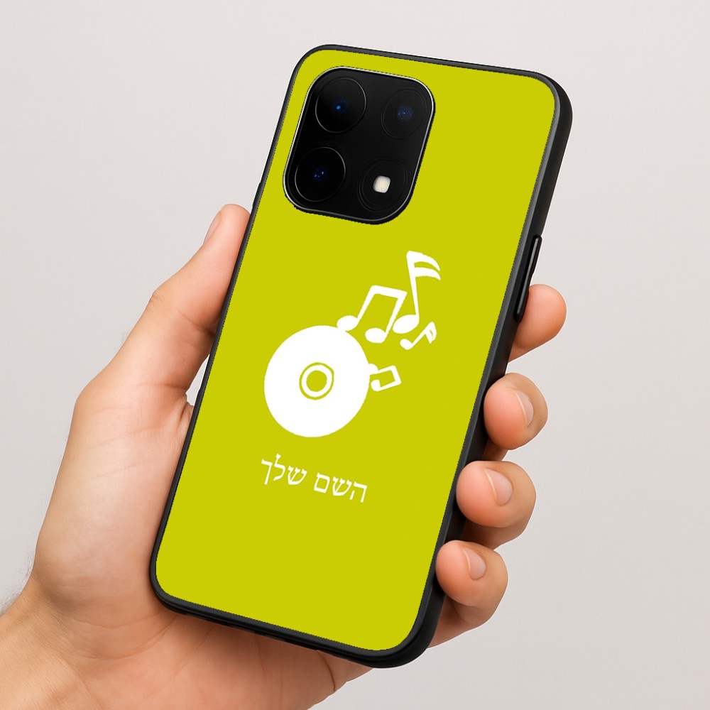 כיסוי בעיצוב אישי עם השם שלך לדגם - OnePlus 15 בעיצוב תקליטור - אזור מוזיקה