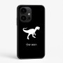 כיסוי בעיצוב אישי עם השם שלך לדגם - OnePlus 15R בעיצוב דינוזאור