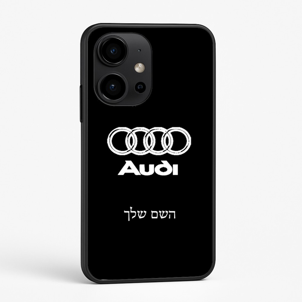כיסוי בעיצוב אישי עם השם שלך לדגם - OnePlus 15R בעיצוב אאודי