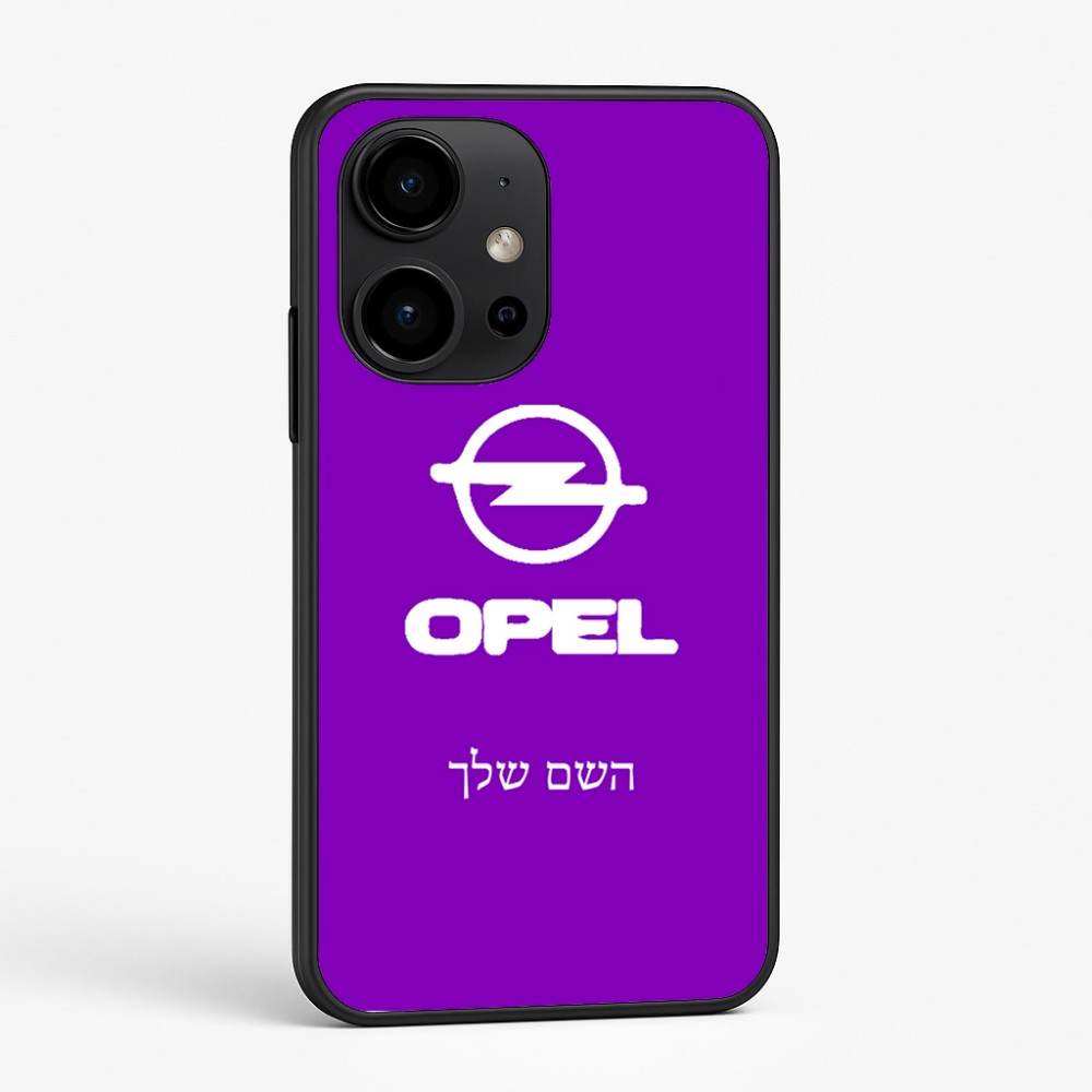 כיסוי בעיצוב אישי עם השם שלך לדגם - OnePlus 15R בעיצוב אופל