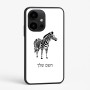 כיסוי בעיצוב אישי עם השם שלך לדגם - OnePlus 15R בעיצוב זברה