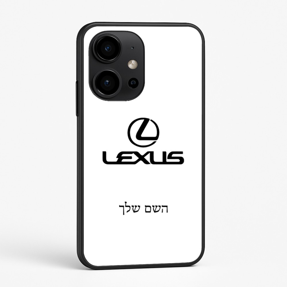 כיסוי בעיצוב אישי עם השם שלך לדגם - OnePlus 15R בעיצוב לקסוס