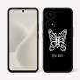 כיסוי בעיצוב אישי עם השם שלך לדגם - OnePlus 15R בעיצוב פרפר