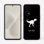 כיסוי בעיצוב אישי עם השם שלך לדגם - OnePlus 15R בעיצוב דינוזאור