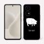 כיסוי בעיצוב אישי עם השם שלך לדגם - OnePlus 15R בעיצוב חזיר