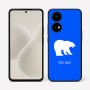 כיסוי בעיצוב אישי עם השם שלך לדגם - OnePlus 15R בעיצוב דוב