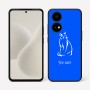 כיסוי בעיצוב אישי עם השם שלך לדגם - OnePlus 15R בעיצוב חתול