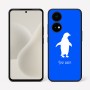 כיסוי בעיצוב אישי עם השם שלך לדגם - OnePlus 15R בעיצוב פינגווין