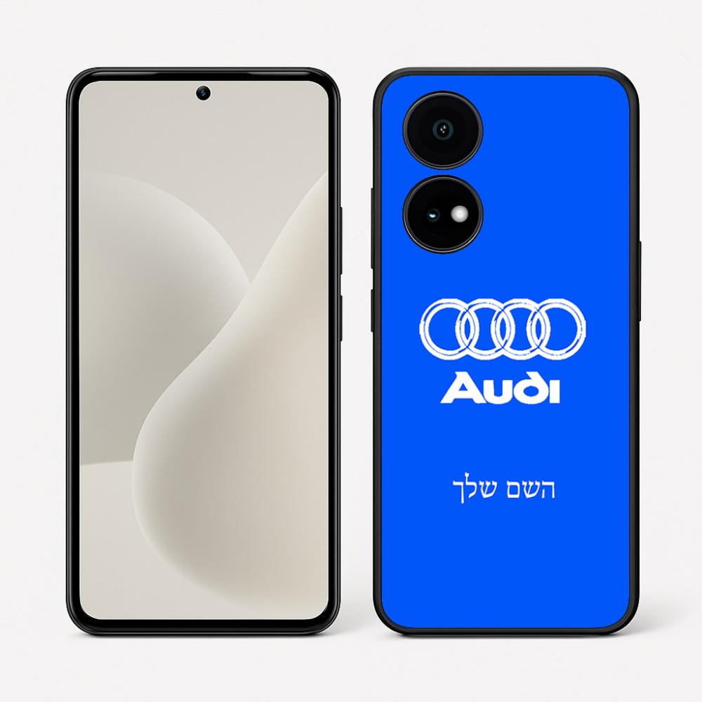 כיסוי בעיצוב אישי עם השם שלך לדגם - OnePlus 15R בעיצוב אאודי