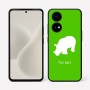 כיסוי בעיצוב אישי עם השם שלך לדגם - OnePlus 15R בעיצוב קרנף