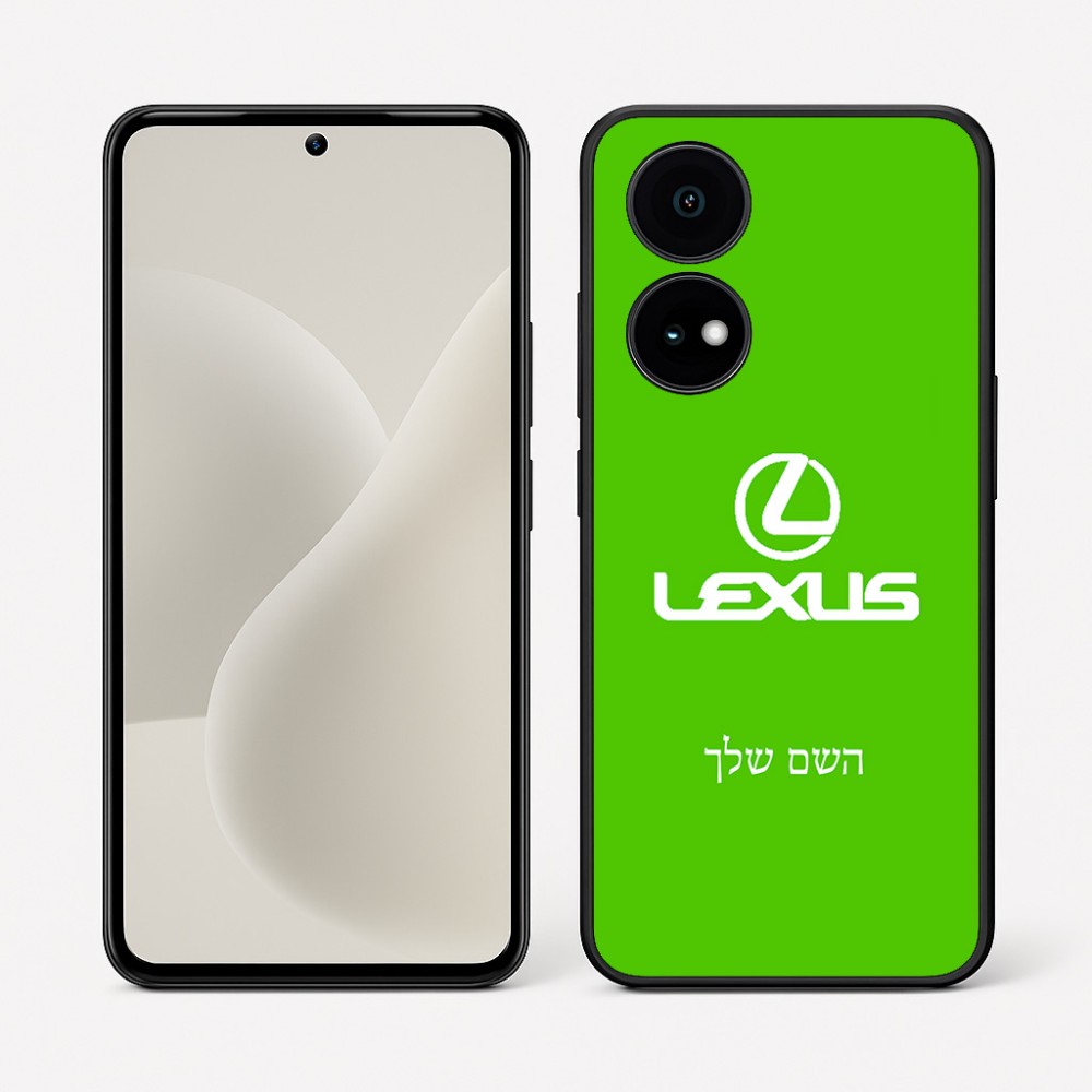 כיסוי בעיצוב אישי עם השם שלך לדגם - OnePlus 15R בעיצוב לקסוס