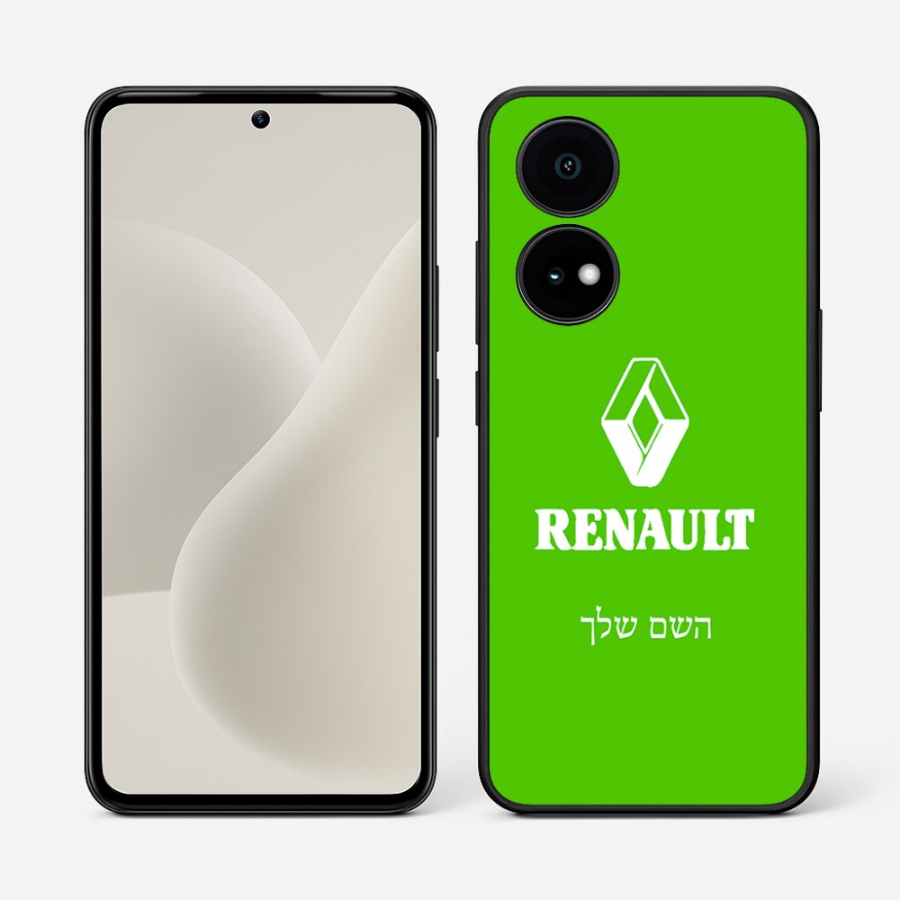 כיסוי בעיצוב אישי עם השם שלך לדגם - OnePlus 15R בעיצוב רנו
