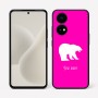 כיסוי בעיצוב אישי עם השם שלך לדגם - OnePlus 15R בעיצוב דוב
