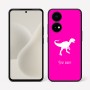 כיסוי בעיצוב אישי עם השם שלך לדגם - OnePlus 15R בעיצוב דינוזאור