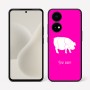 כיסוי בעיצוב אישי עם השם שלך לדגם - OnePlus 15R בעיצוב חזיר