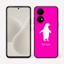 כיסוי בעיצוב אישי עם השם שלך לדגם - OnePlus 15R בעיצוב פינגווין