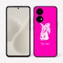 כיסוי בעיצוב אישי עם השם שלך לדגם - OnePlus 15R בעיצוב ארנב מחזיק גזר