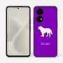 כיסוי בעיצוב אישי עם השם שלך לדגם - OnePlus 15R בעיצוב כלב