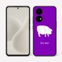 כיסוי בעיצוב אישי עם השם שלך לדגם - OnePlus 15R בעיצוב חזיר