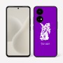 כיסוי בעיצוב אישי עם השם שלך לדגם - OnePlus 15R בעיצוב ארנב מחזיק גזר