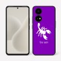 כיסוי בעיצוב אישי עם השם שלך לדגם - OnePlus 15R בעיצוב עקרב