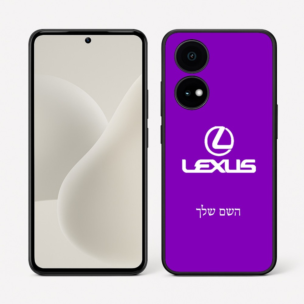 כיסוי בעיצוב אישי עם השם שלך לדגם - OnePlus 15R בעיצוב לקסוס
