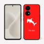 כיסוי בעיצוב אישי עם השם שלך לדגם - OnePlus 15R בעיצוב כריש ראש פטיש