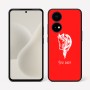 כיסוי בעיצוב אישי עם השם שלך לדגם - OnePlus 15R בעיצוב ראש סוס