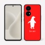 כיסוי בעיצוב אישי עם השם שלך לדגם - OnePlus 15R בעיצוב פינגווין