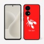 כיסוי בעיצוב אישי עם השם שלך לדגם - OnePlus 15R בעיצוב עקרב