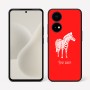 כיסוי בעיצוב אישי עם השם שלך לדגם - OnePlus 15R בעיצוב זברה