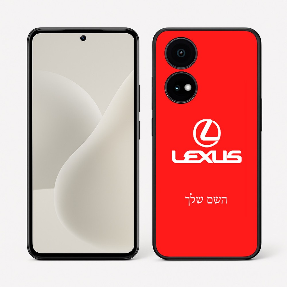 כיסוי בעיצוב אישי עם השם שלך לדגם - OnePlus 15R בעיצוב לקסוס