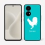כיסוי בעיצוב אישי עם השם שלך לדגם - OnePlus 15R בעיצוב תרנגול