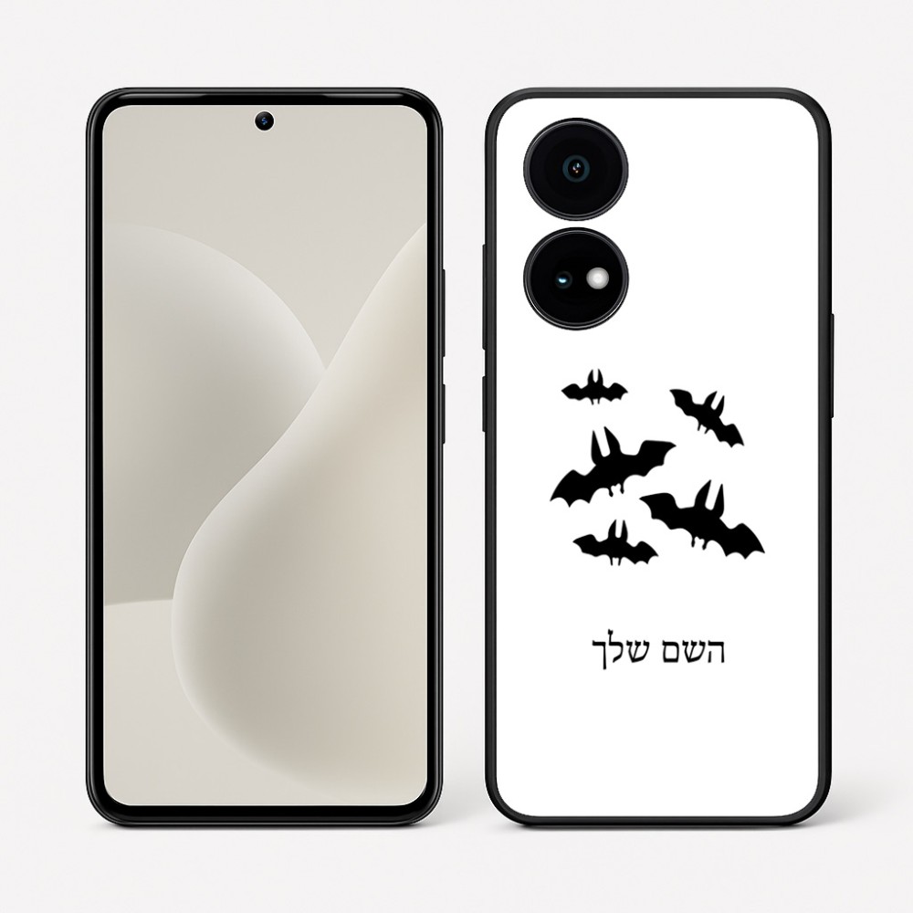 כיסוי בעיצוב אישי עם השם שלך לדגם - OnePlus 15R בעיצוב עטלפים
