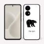 כיסוי בעיצוב אישי עם השם שלך לדגם - OnePlus 15R בעיצוב דוב