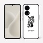 כיסוי בעיצוב אישי עם השם שלך לדגם - OnePlus 15R בעיצוב ארנב מחזיק גזר