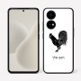 כיסוי בעיצוב אישי עם השם שלך לדגם - OnePlus 15R בעיצוב תרנגול