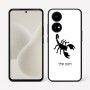 כיסוי בעיצוב אישי עם השם שלך לדגם - OnePlus 15R בעיצוב עקרב