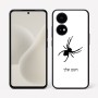 כיסוי בעיצוב אישי עם השם שלך לדגם - OnePlus 15R בעיצוב עכביש