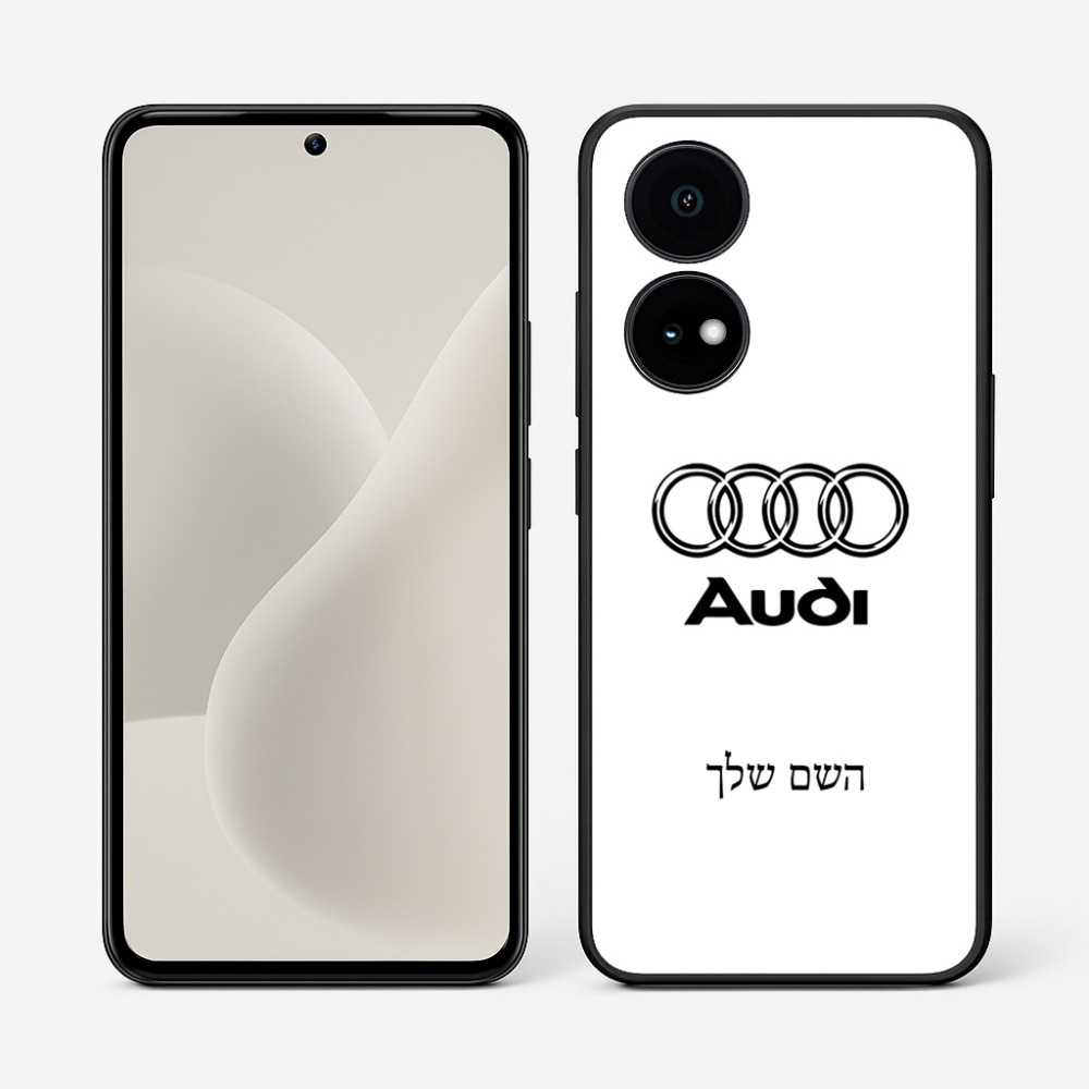 כיסוי בעיצוב אישי עם השם שלך לדגם - OnePlus 15R בעיצוב אאודי