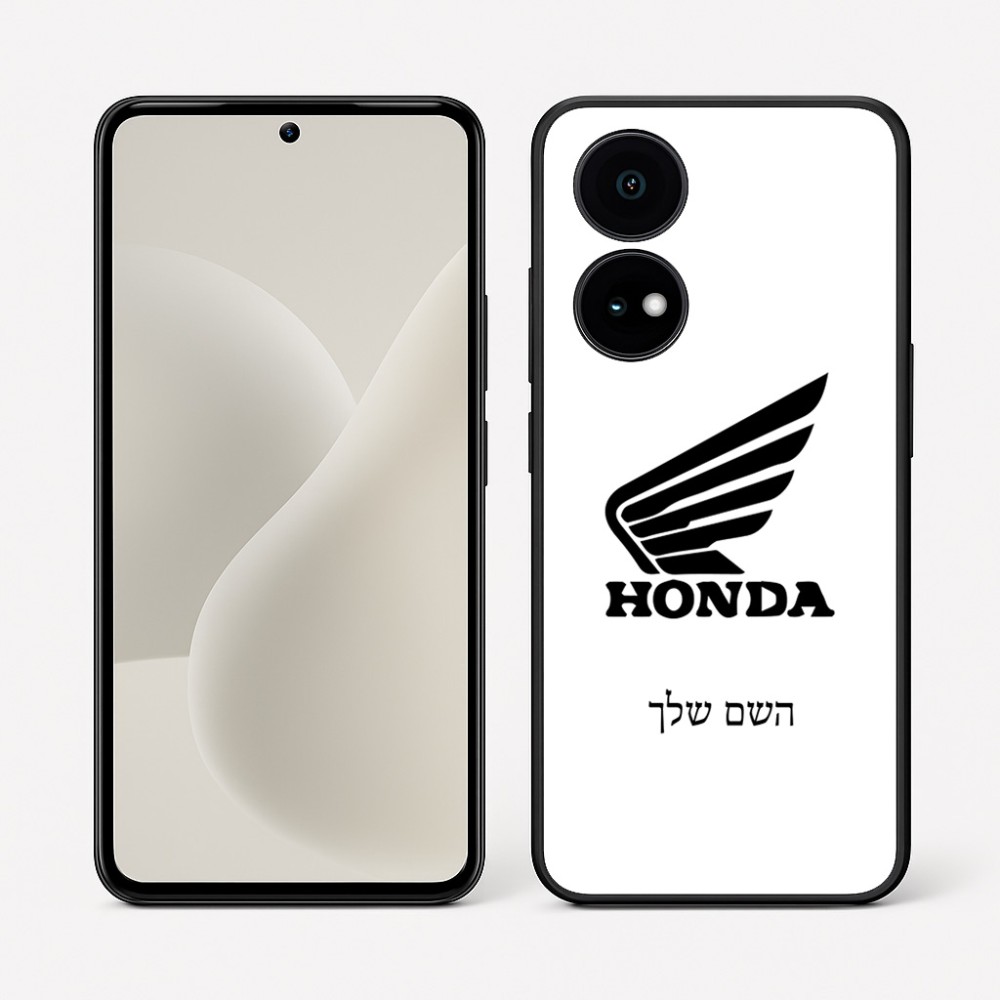 כיסוי בעיצוב אישי עם השם שלך לדגם - OnePlus 15R בעיצוב הונדה