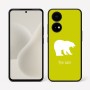 כיסוי בעיצוב אישי עם השם שלך לדגם - OnePlus 15R בעיצוב דוב