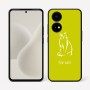 כיסוי בעיצוב אישי עם השם שלך לדגם - OnePlus 15R בעיצוב חתול