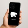 כיסוי בעיצוב אישי עם השם שלך לדגם - OnePlus 15R בעיצוב דוב