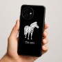 כיסוי בעיצוב אישי עם השם שלך לדגם - OnePlus 15R בעיצוב זברה