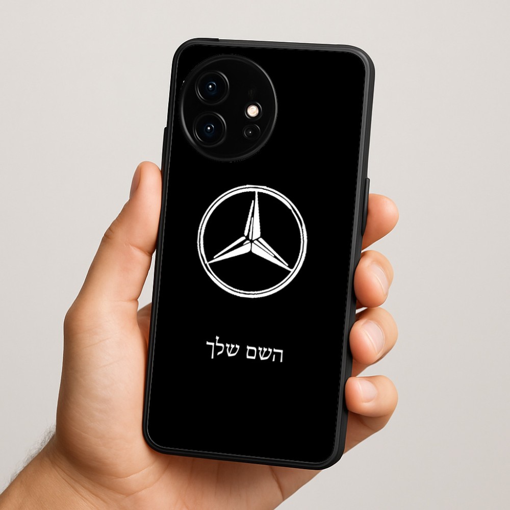 כיסוי בעיצוב אישי עם השם שלך לדגם - OnePlus 15R בעיצוב מרצדס-בנץ
